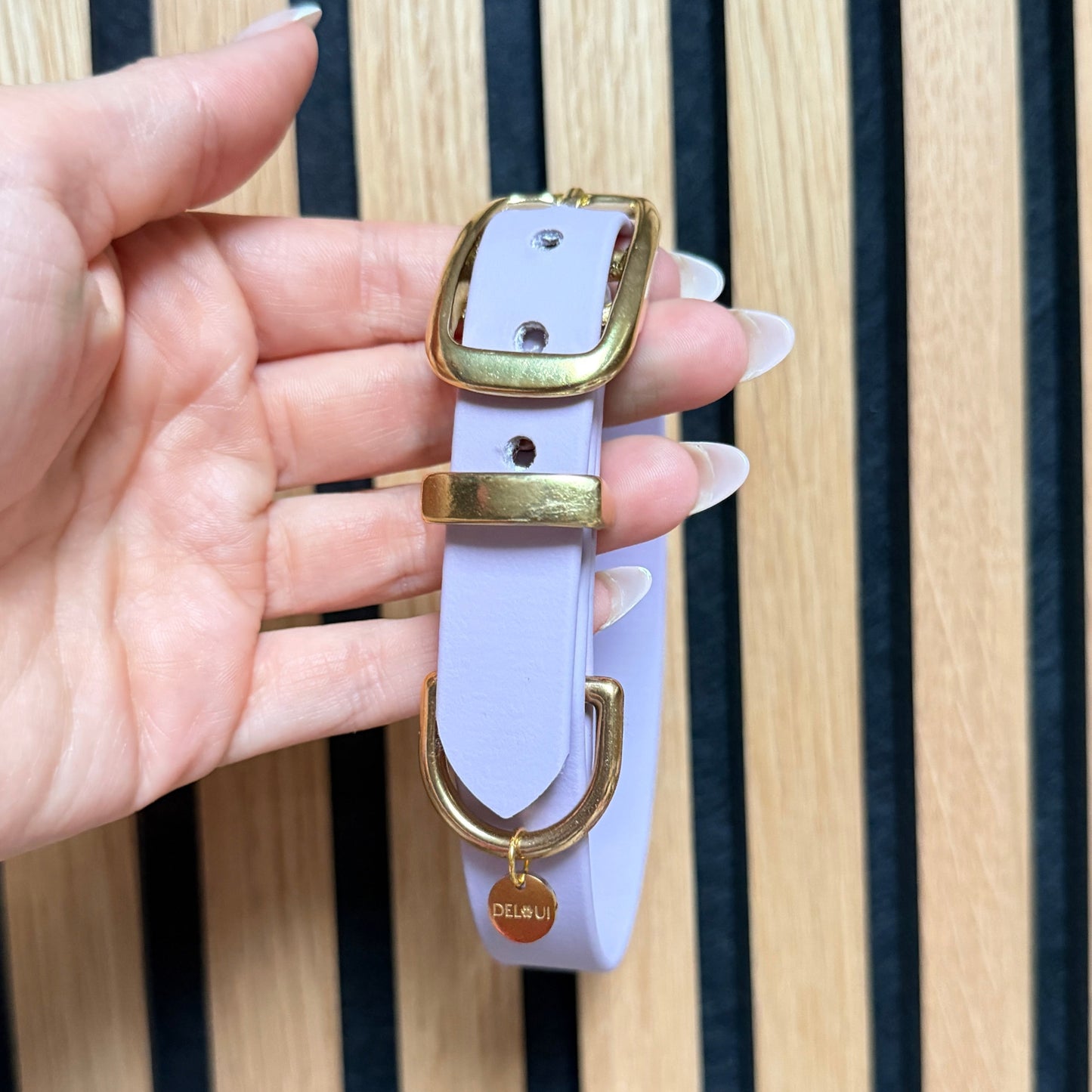 Halsband 'Classic' Pastelllila | HU 31-37cm