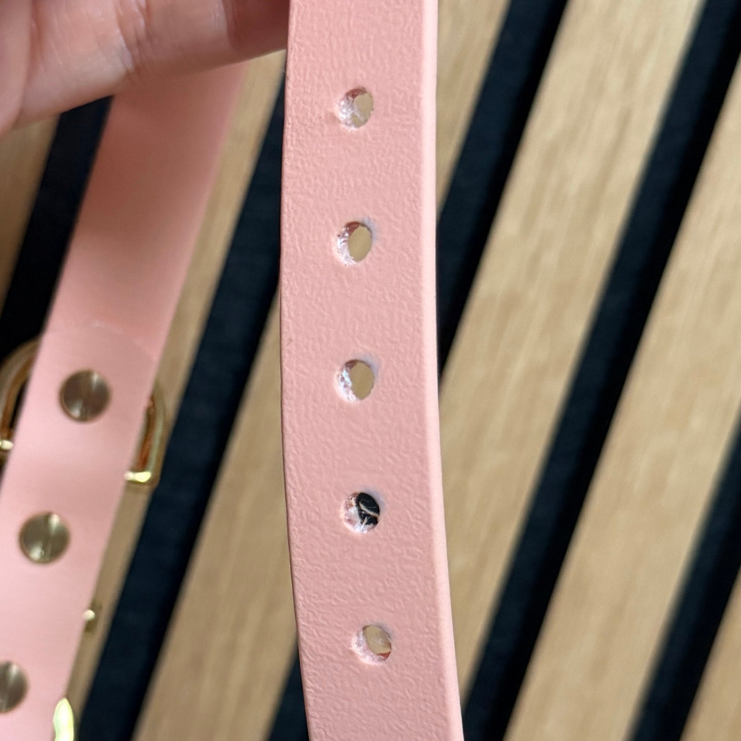 Halsband 'Classic' Pastellpeach | HU 30-36cm | B-Ware