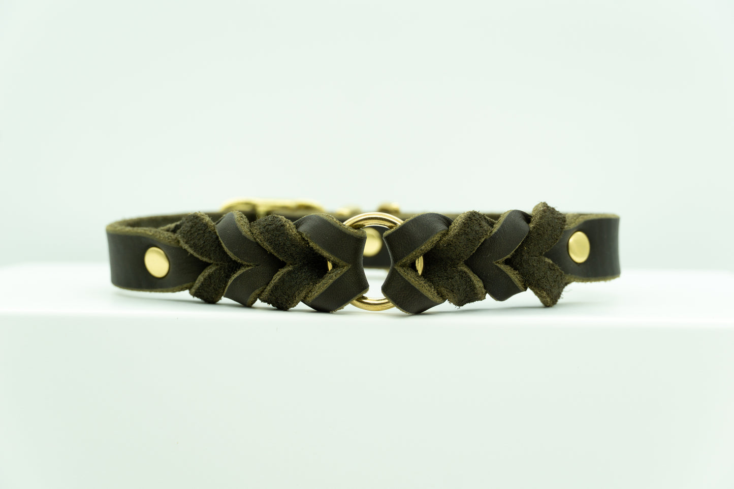 GEFLOCHTENES FETTLEDERHALSBAND