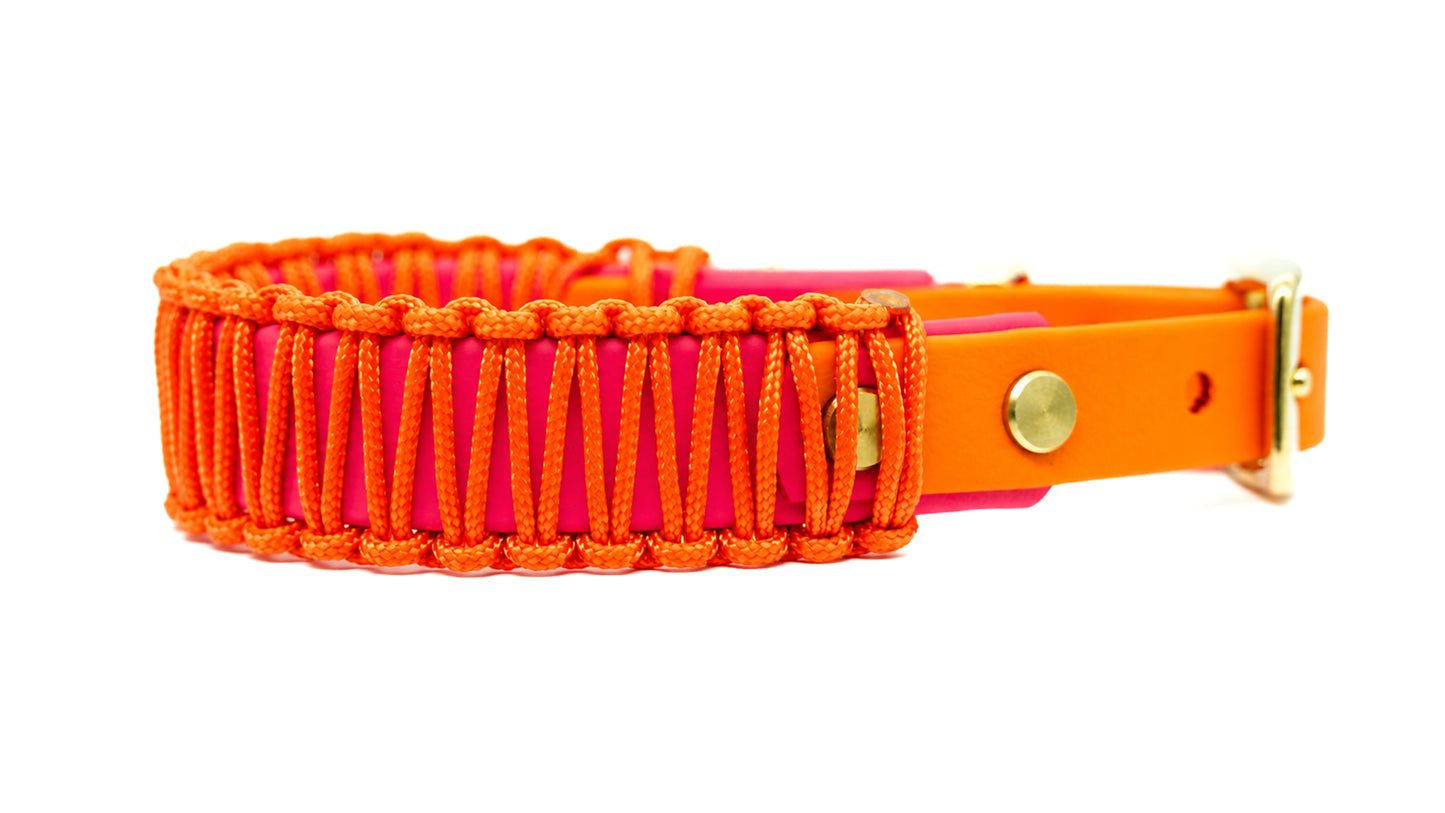 BIOTHANE x PARACORD HALSBAND 'HOLY APEROLI'