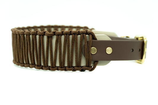 BIOTHANE x PARACORD HALSBAND 'TWIN CORD' | DESIGN YOUR OWN