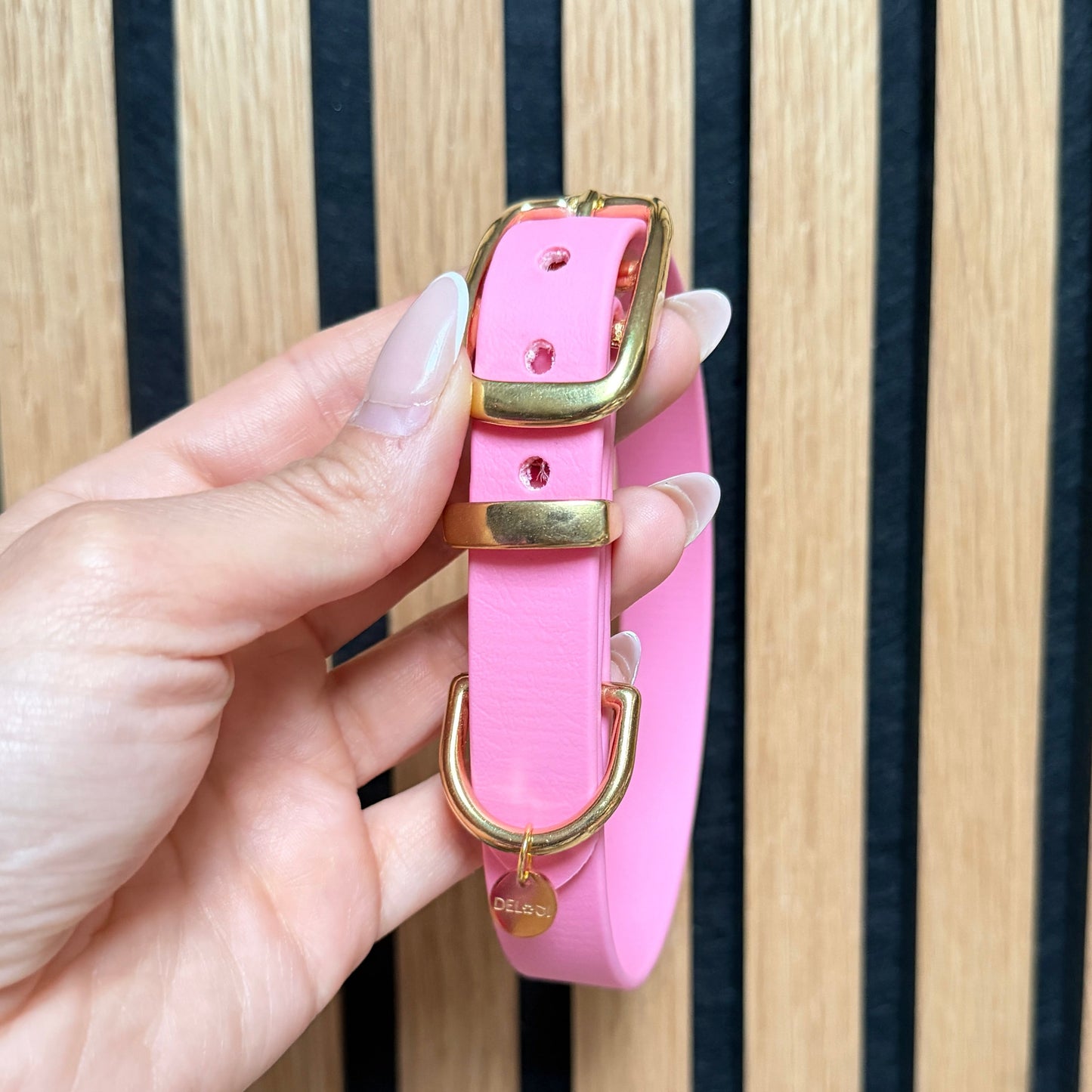 Halsband 'Classic' Pastellpink | HU 30-36cm