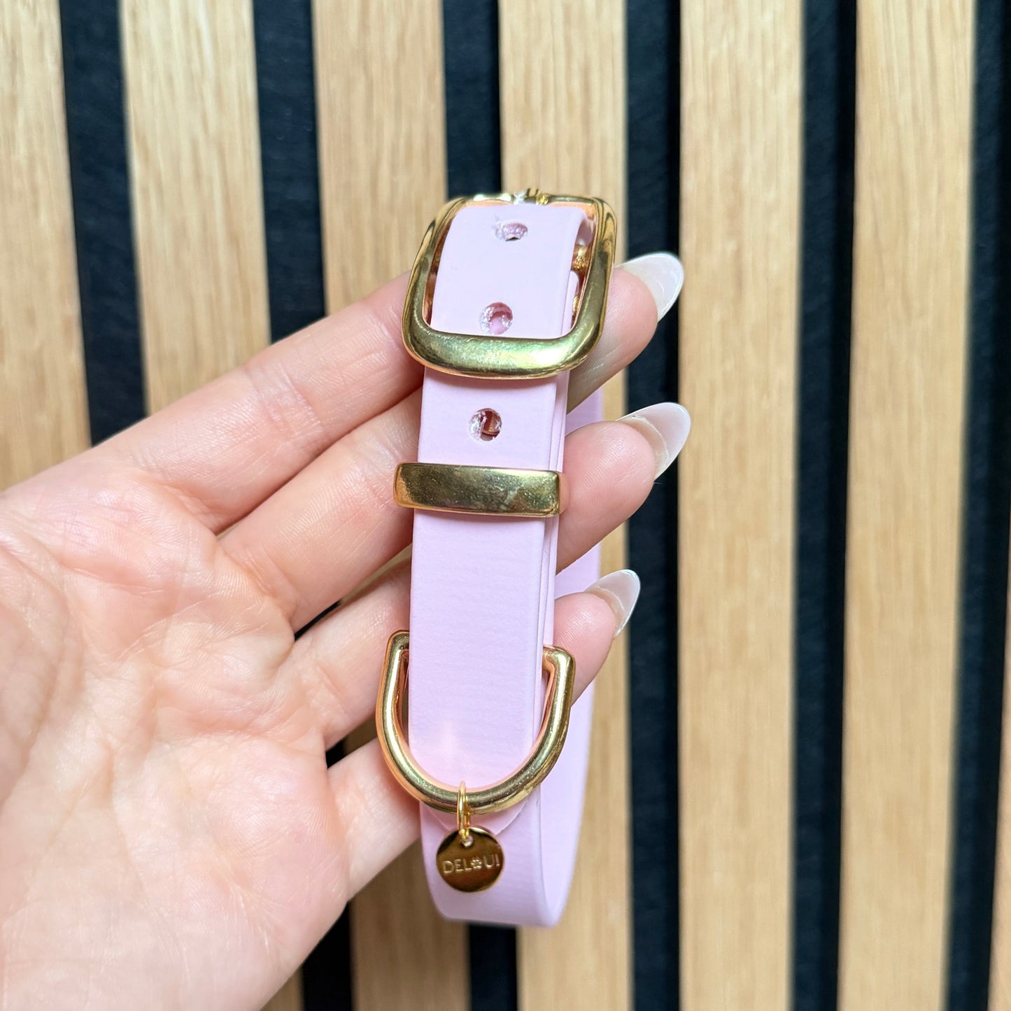 Halsband 'Classic' Pastellrosa | HU 30-36cm