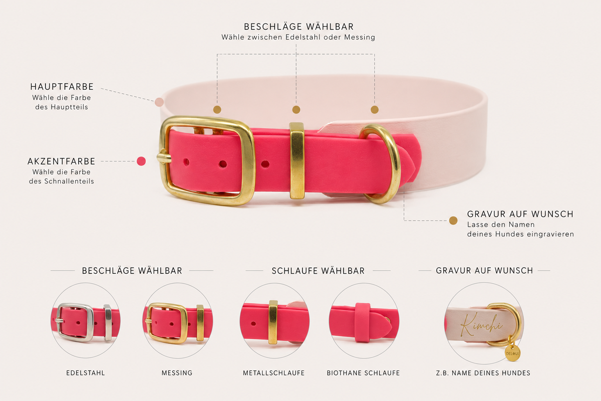 BIOTHANE® HALSBAND 'DUOPAW'