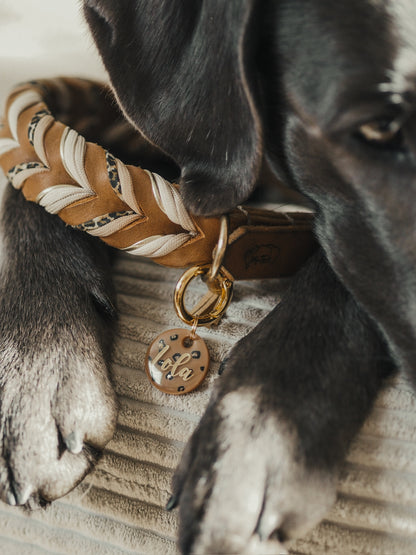 HUNDEMARKE "WILD STYLE" MIT LEOPARD PRINT