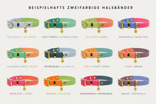 BIOTHANE® HALSBAND 'DUOPAW' | DESIGN YOUR OWN
