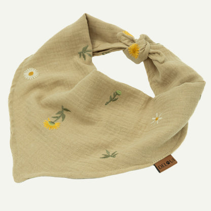 Hundehalstuch Musselin Wildblumen