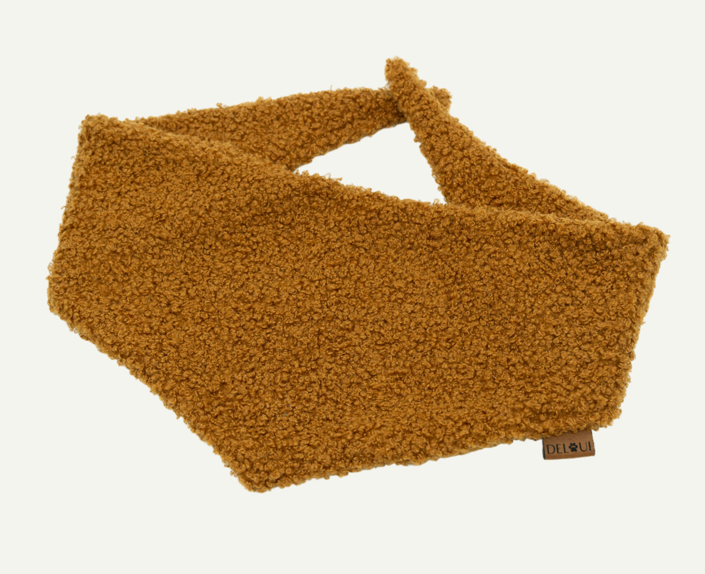 BOUCLÉ HUNDEHALSTUCH CARAMEL