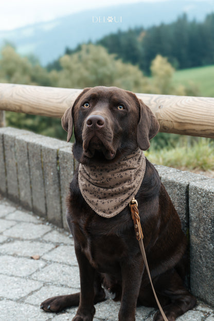 HUNDEHALSTUCH 'MOCHA BLOOM'