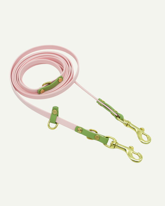 CROSSBODY LEINE AUS BIOTHANE® | DUOPAW 'STRAWBERRY MATCHA'