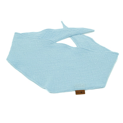 HUNDEHALSTUCH 'DOTS' - PASTELLBLAU