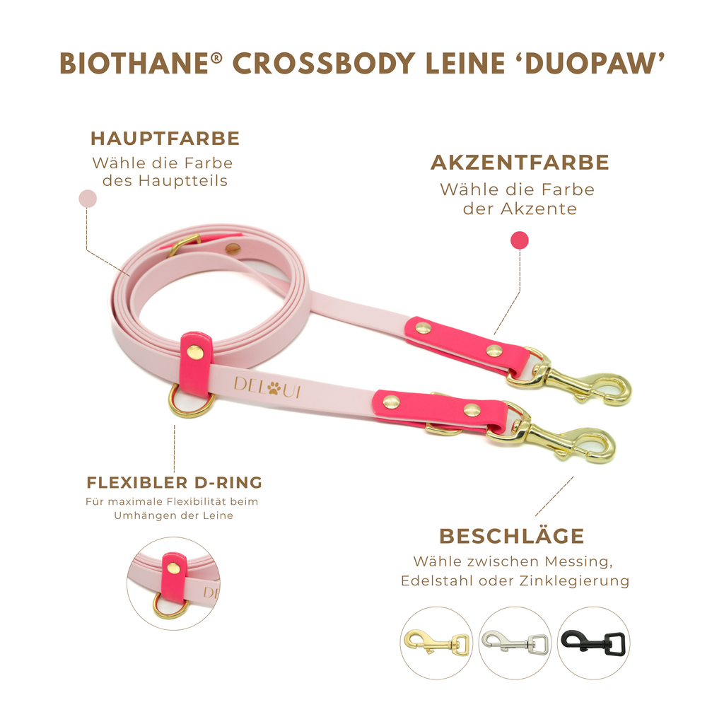 CROSSBODY LEINE AUS BIOTHANE® | DUOPAW