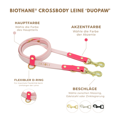 CROSSBODY LEINE AUS BIOTHANE® | DUOPAW | DESIGN YOUR OWN