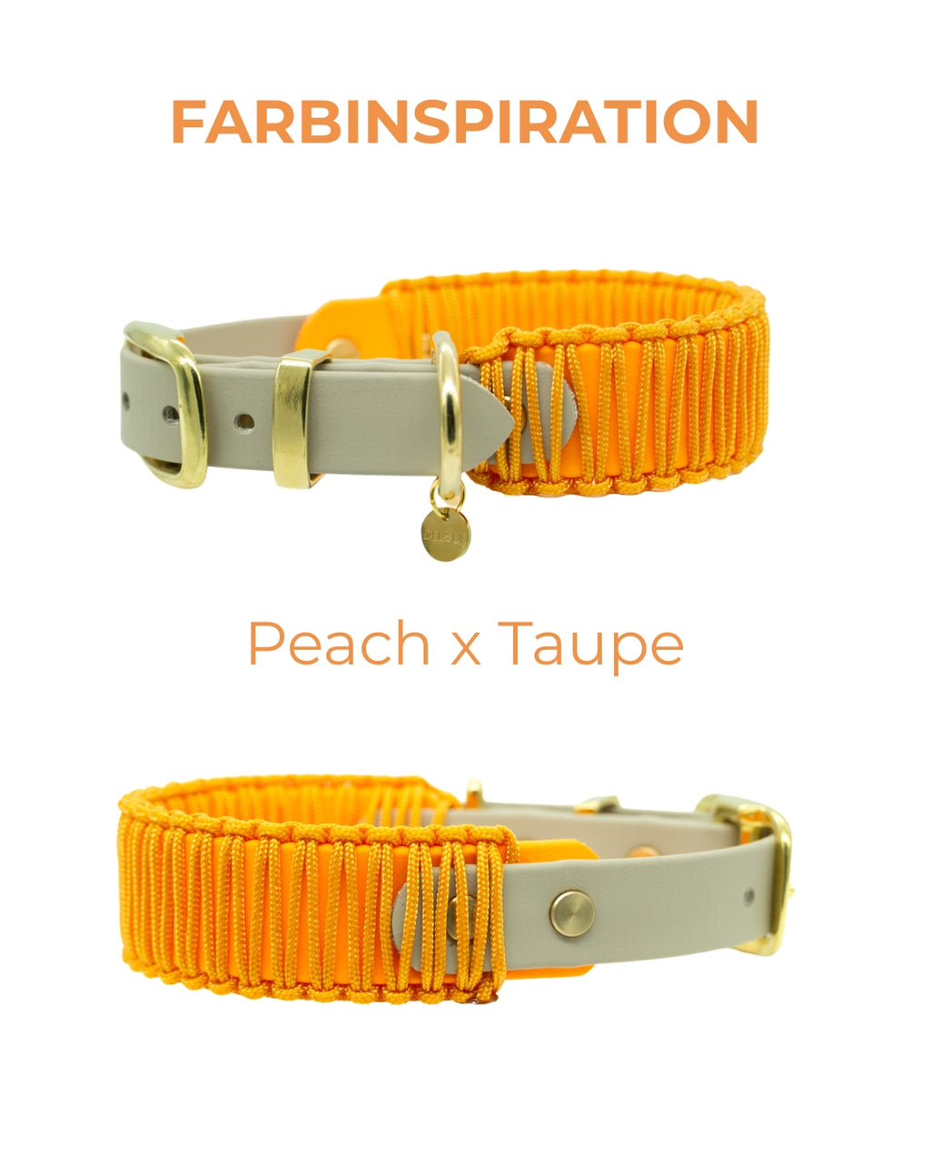 BIOTHANE x PARACORD HALSBAND 'TWIN CORD'
