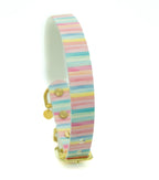 BIOTHANE® HALSBAND 'PASTELL STRIPES' | SPRING COLLECTION