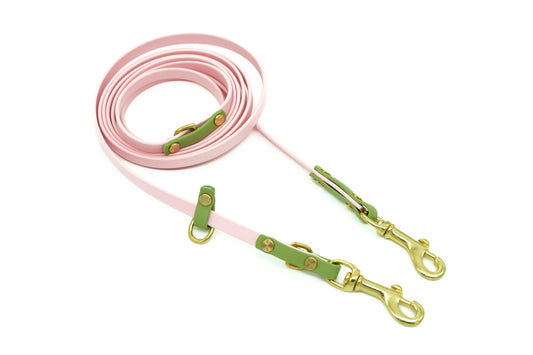 CROSSBODY LEINE AUS BIOTHANE® | DUOPAW 'STRAWBERRY MATCHA'