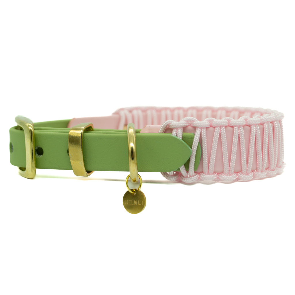 BIOTHANE x PARACORD HALSBAND 'TWIN CORD'
