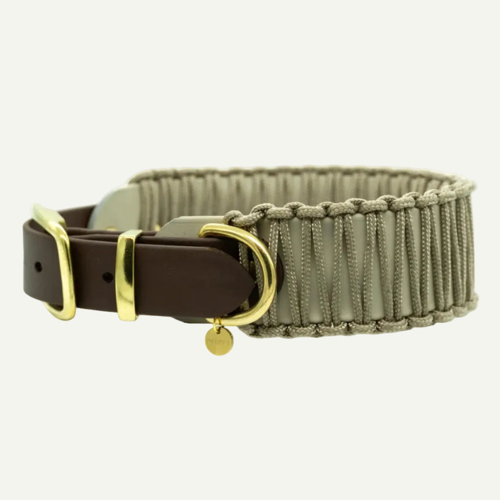 BIOTHANE x PARACORD HALSBAND 'TWIN CORD'