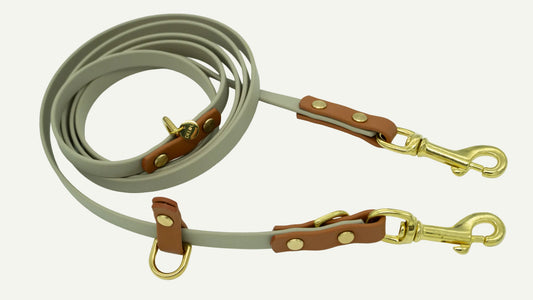 3-FACH VERSTELLBARE LEINE AUS BIOTHANE® | DUOPAW