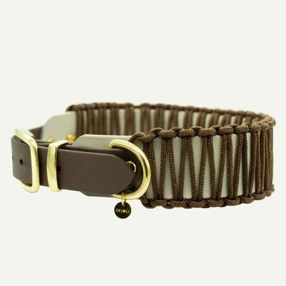 BIOTHANE x PARACORD HALSBAND 'TWIN CORD' | DESIGN YOUR OWN