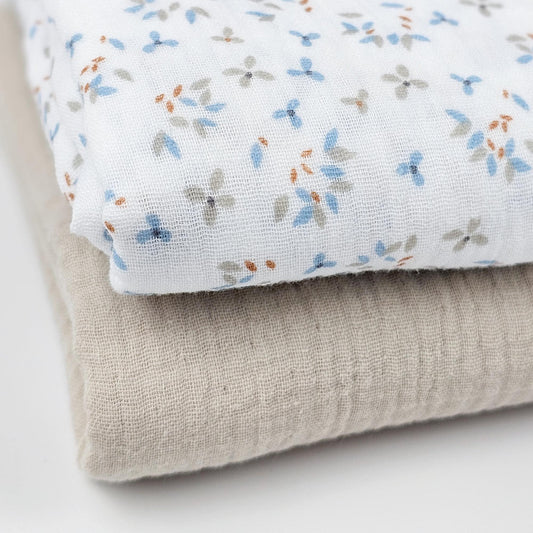 HUNDEWENDEHALSTUCH 'SKY&SAND' - HELLBLAU